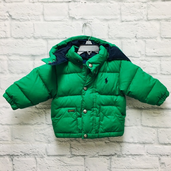 Polo Ralph Lauren Infant Puffer Jacket Size 9M - Picture 2 of 7